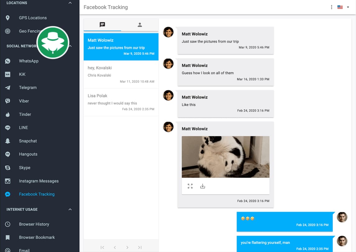 Hack Pesan Facebook Messenger
