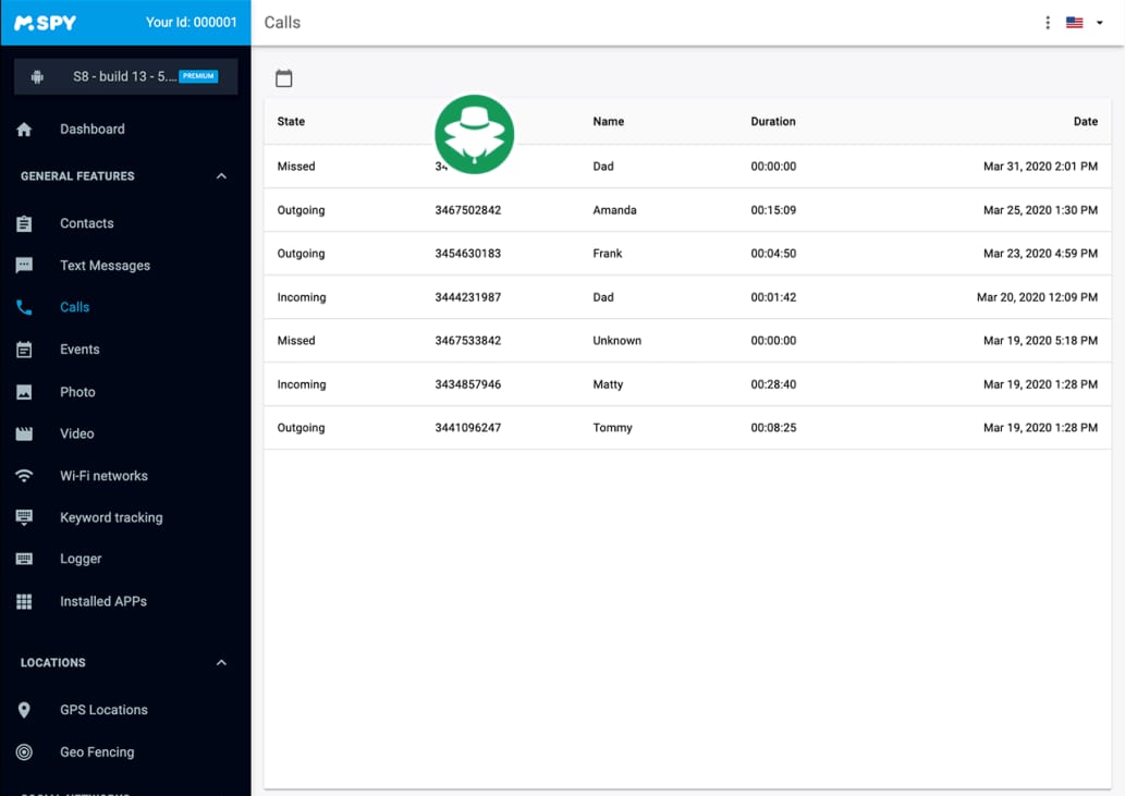 Rekam Panggilan Suara - Aplikasi keylogger iPhone