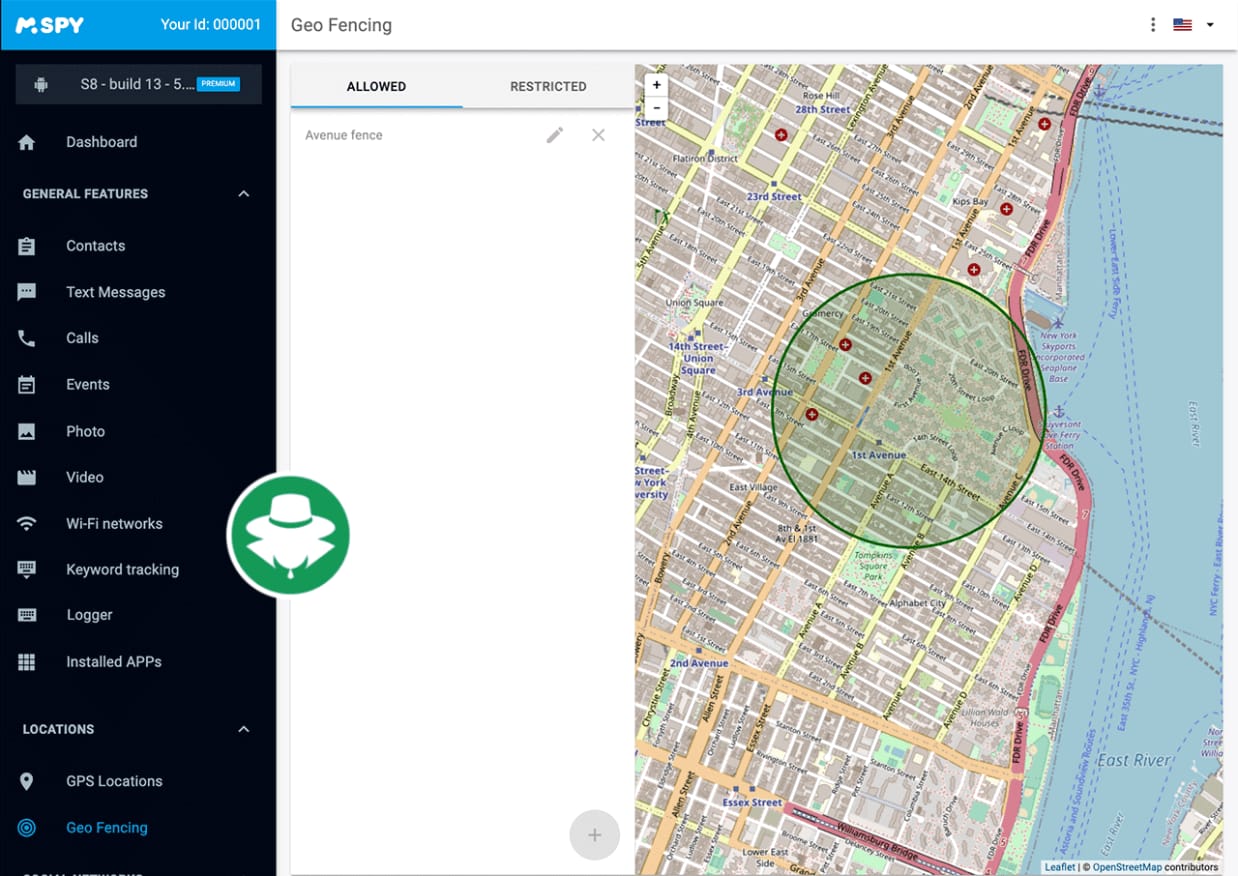 Lacak lokasi secara akurat dengan GEO Fencing