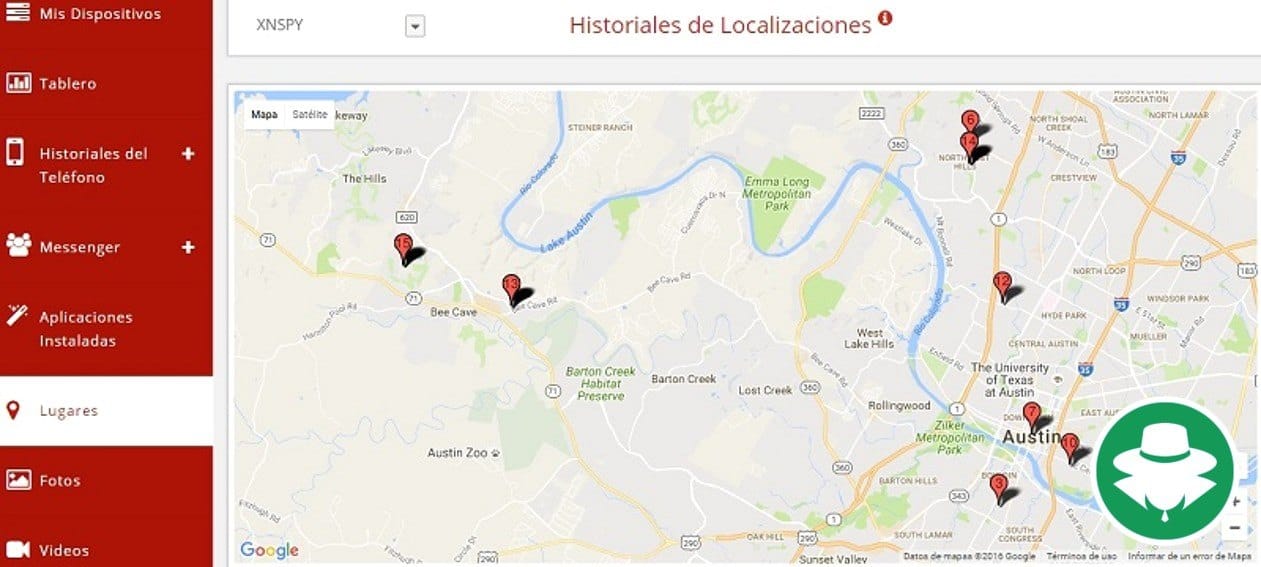 Aplikasi lacak lokasi nomer wa XnSpy