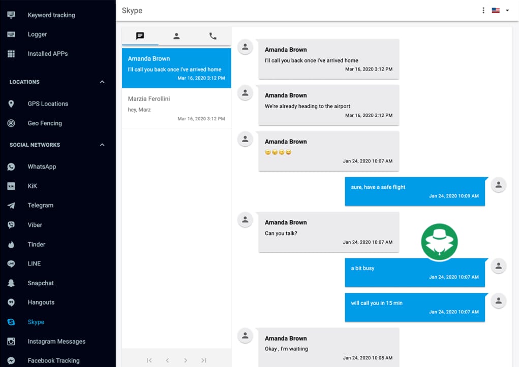 Aplikasi Hack Skype - mSpy