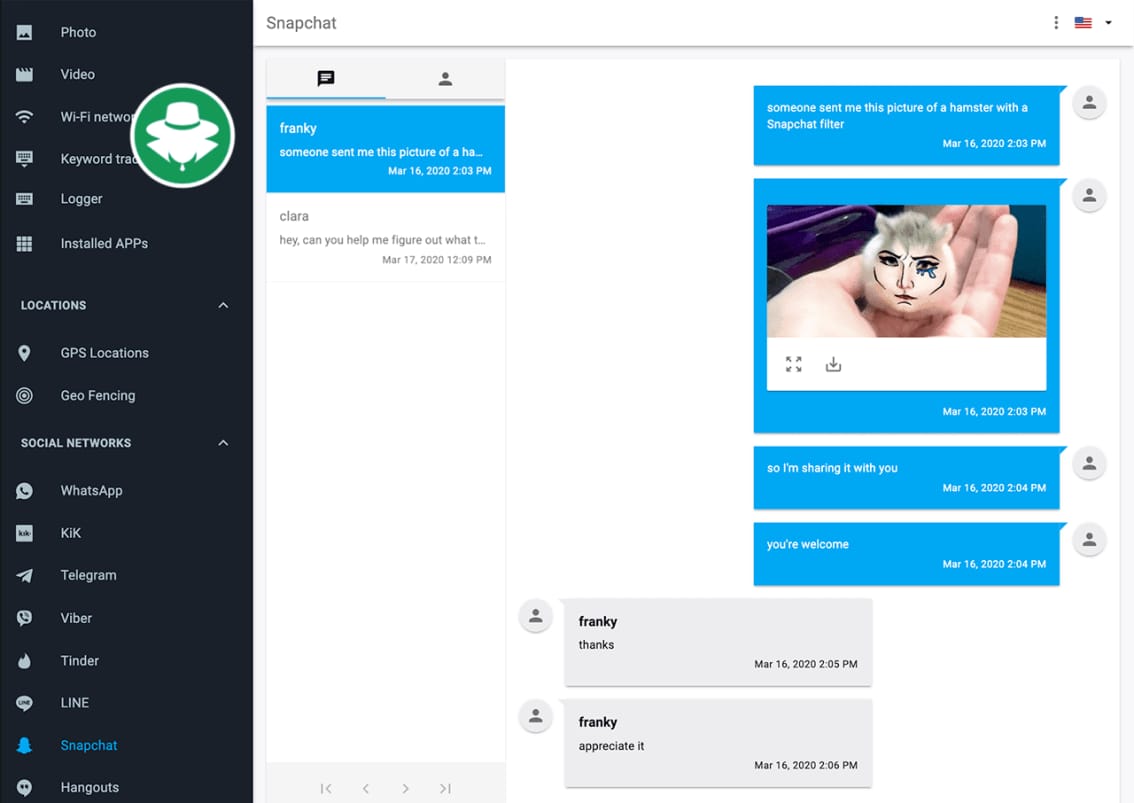 Metode Penyadap Pesan Snapchat