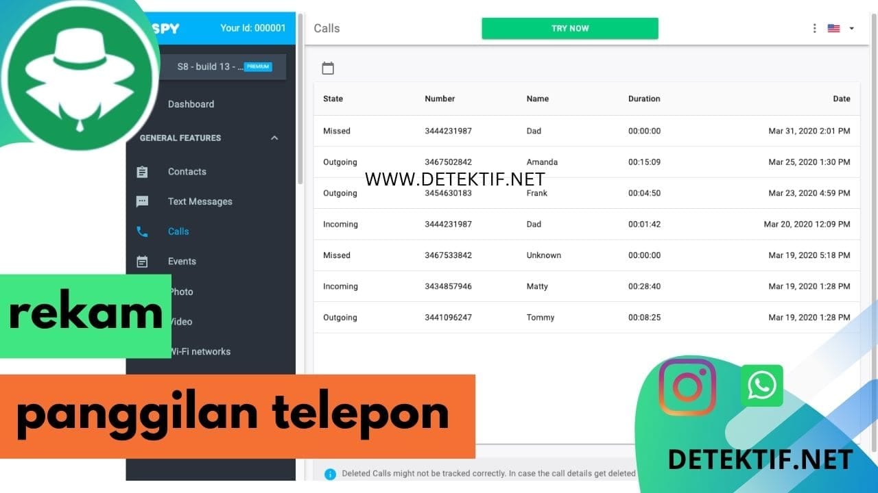 rekam panggilan telepon