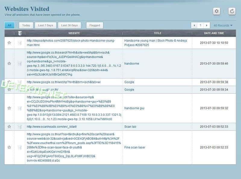 Sadap Web Browser - FlexiSpy