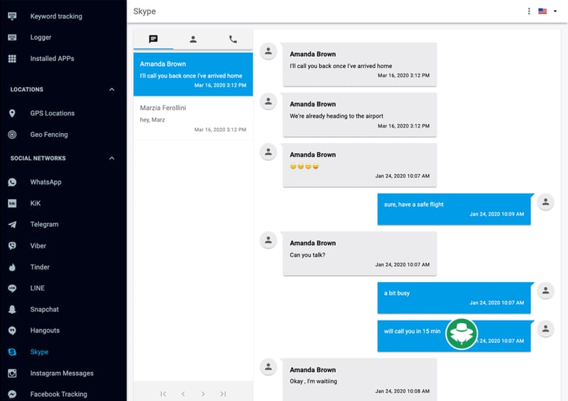 Sadap data obrolan Skype