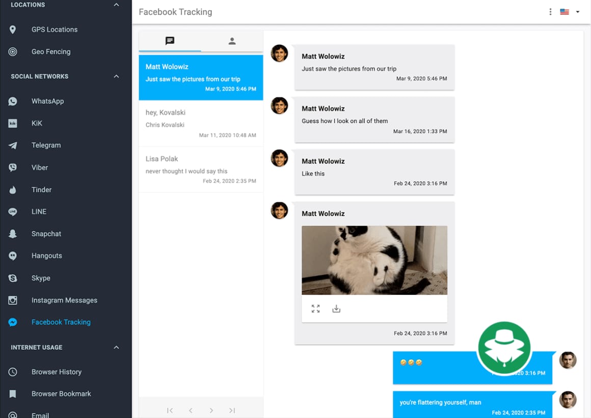 mSpy aplikasi sadap facebook chat