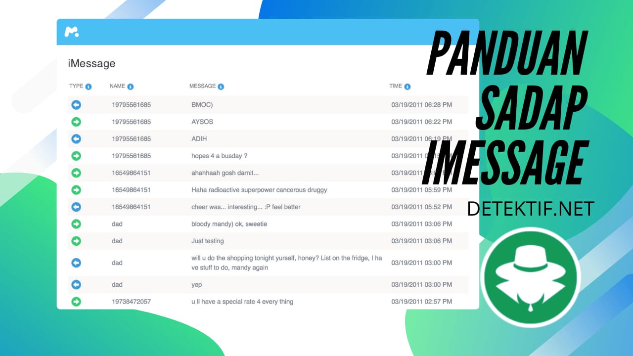 Cara Menyadap SMS & iMessage Jarak Jauh