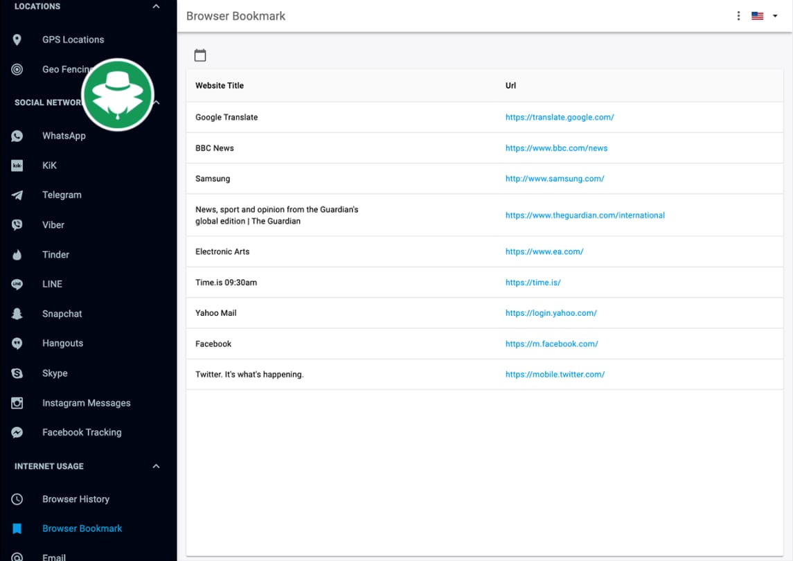 Metode Penyadap bookmark browser