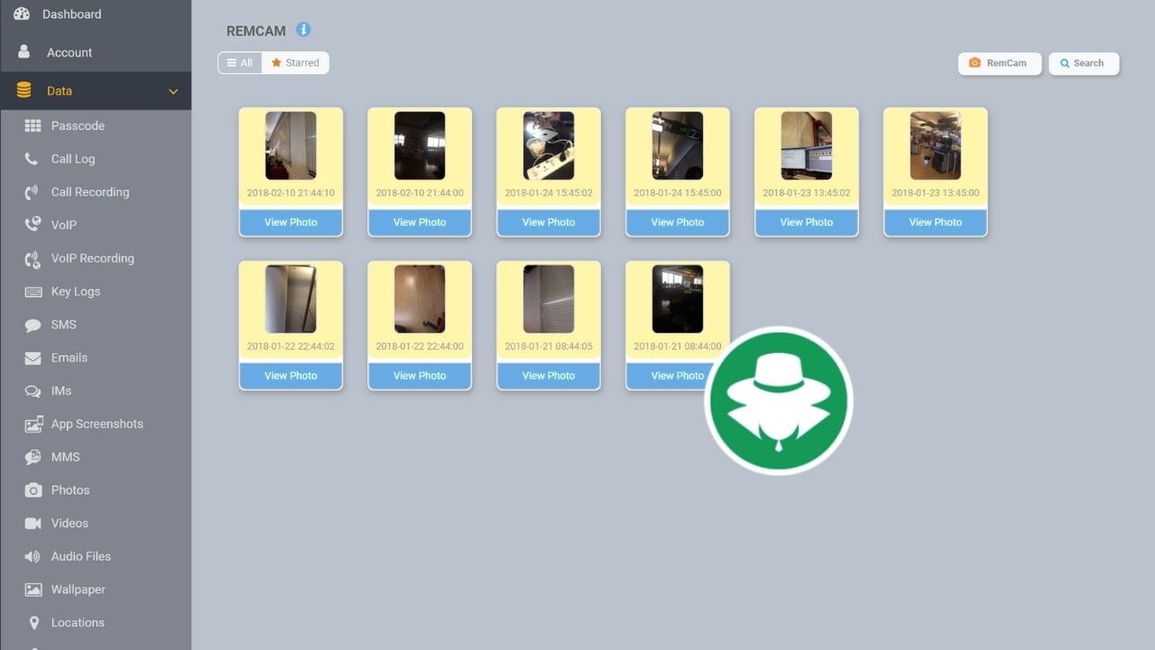 Aplikasi Remote Kamera - SpyEra