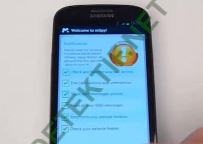 Setting Keamanan Penyadap MSPY