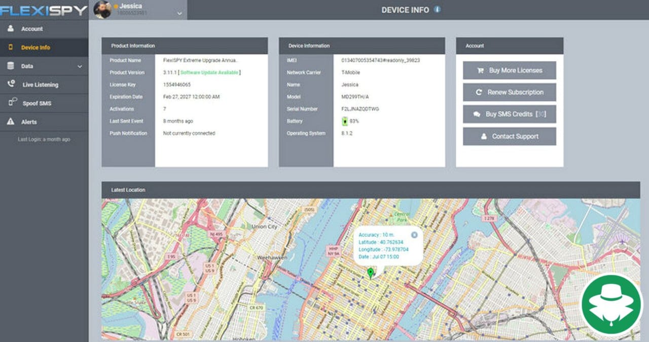 Aplikasi Sadap HP Pasangan - FlexiSpy