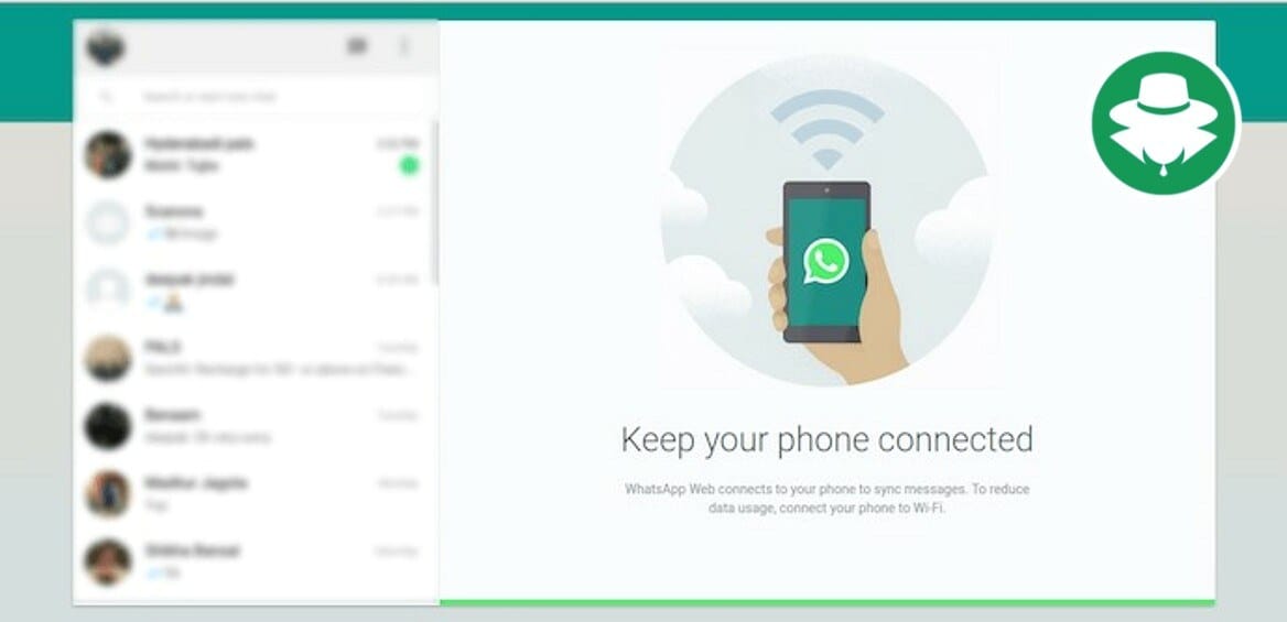 Cara sadap WhatsApp dari PC