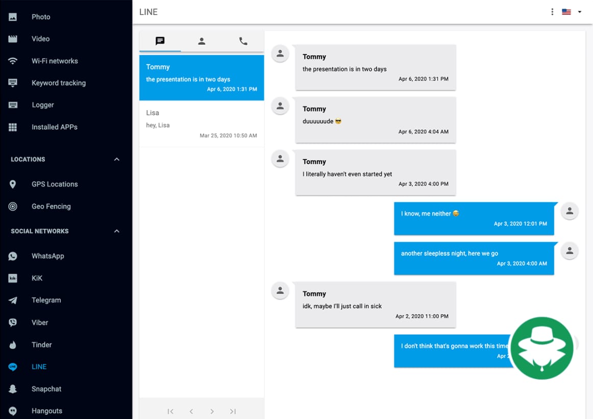 Cara Sadap Line dari iPhone