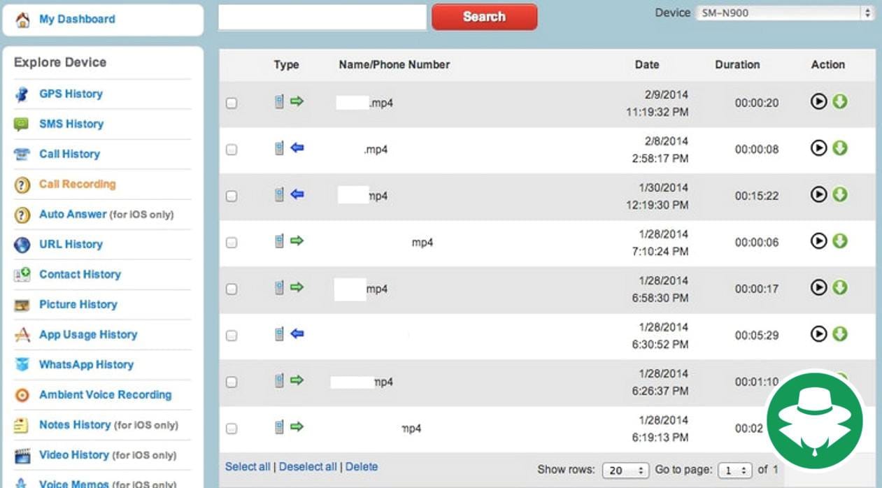 Metode lacak lokasi No WhatsApp - Highster Mobile