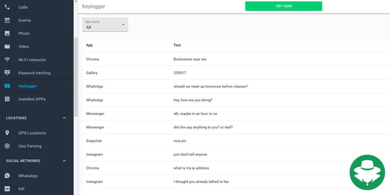 Aplikasi Keylogger - iOS & Android