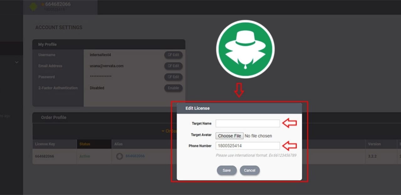 Setup Bag 2, Aplikasi SADAP HP dengan Spyera