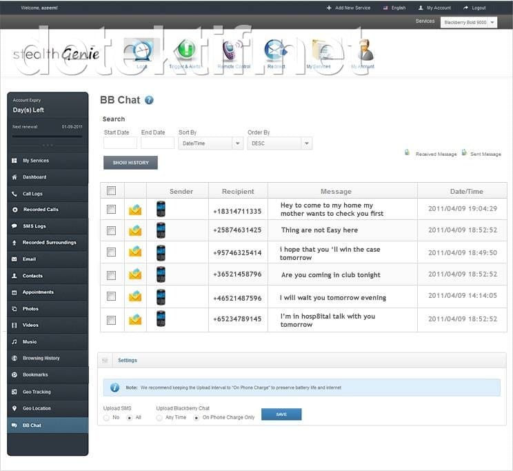 Sadap pesan sosial media - Stealth Genie