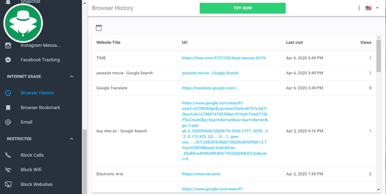 Cara merekam aktivitas web browser hp