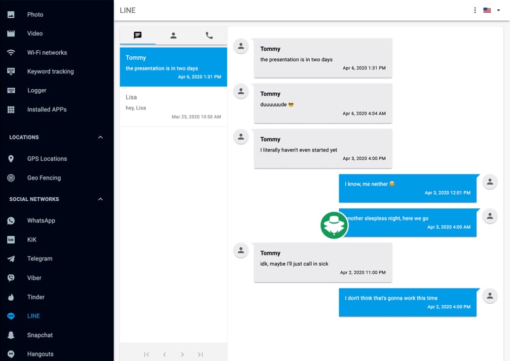 Aplikasi Sadap Line mSpy