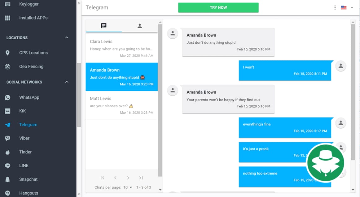 Penyadap Chat Telegram dengan mudah