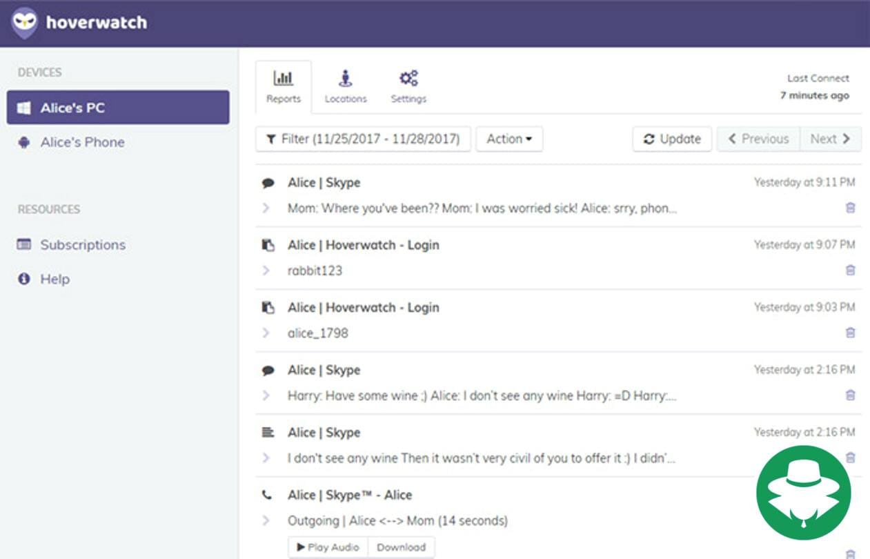 Aplikasi lacak lokasi Hoverwatch