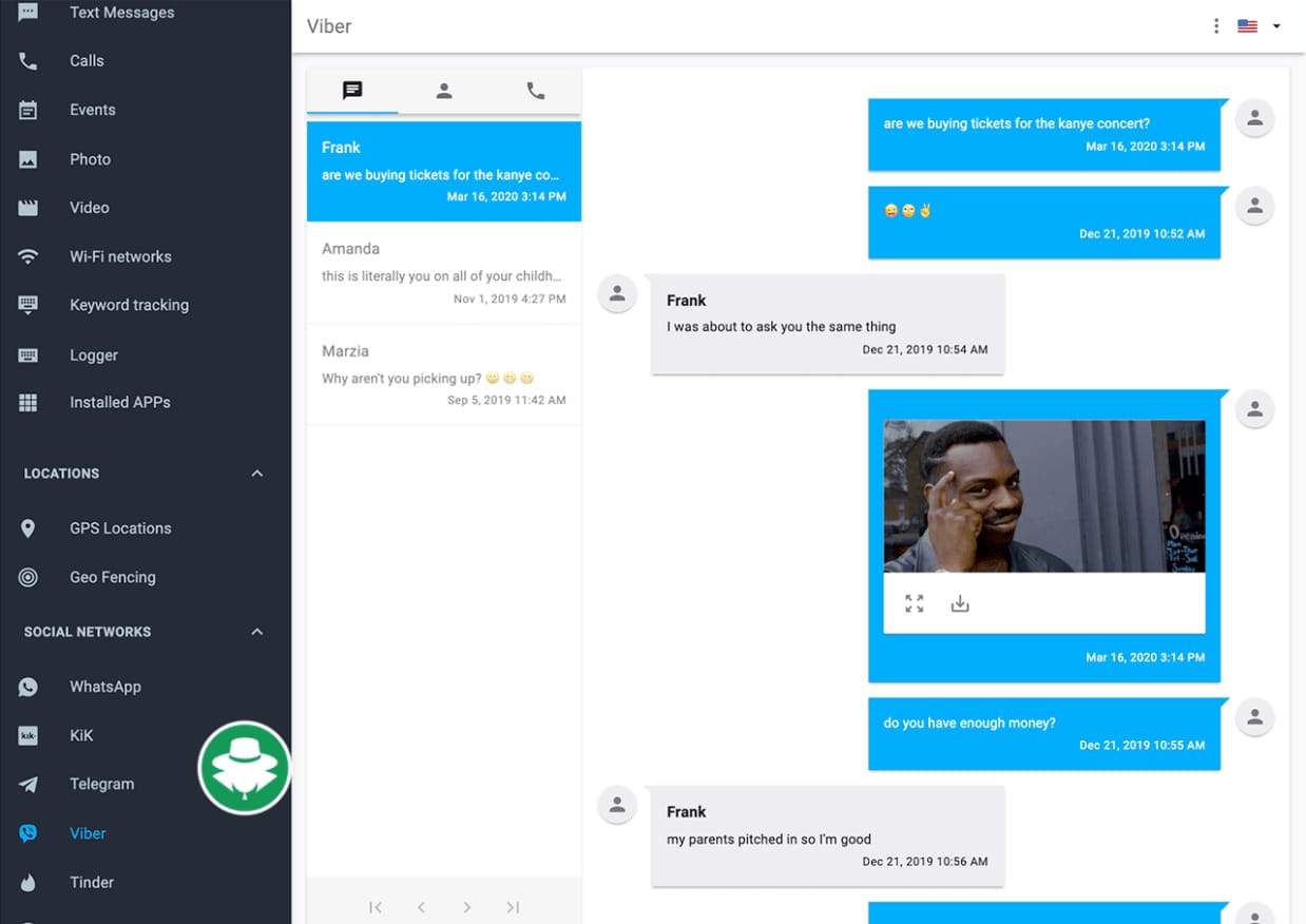 Sadap Pesan Viber - mSpy