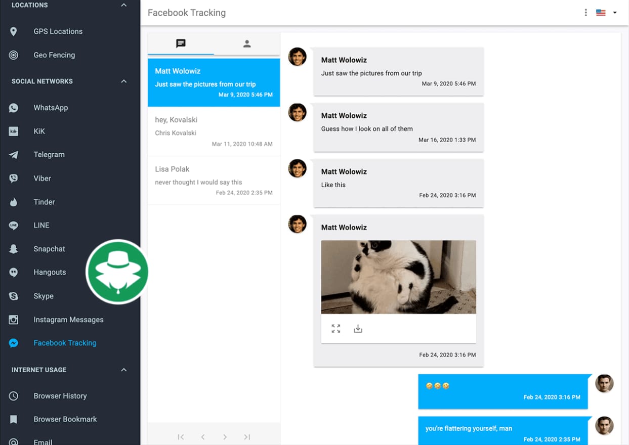 Cara Hack Facebook Messenger mSpy
