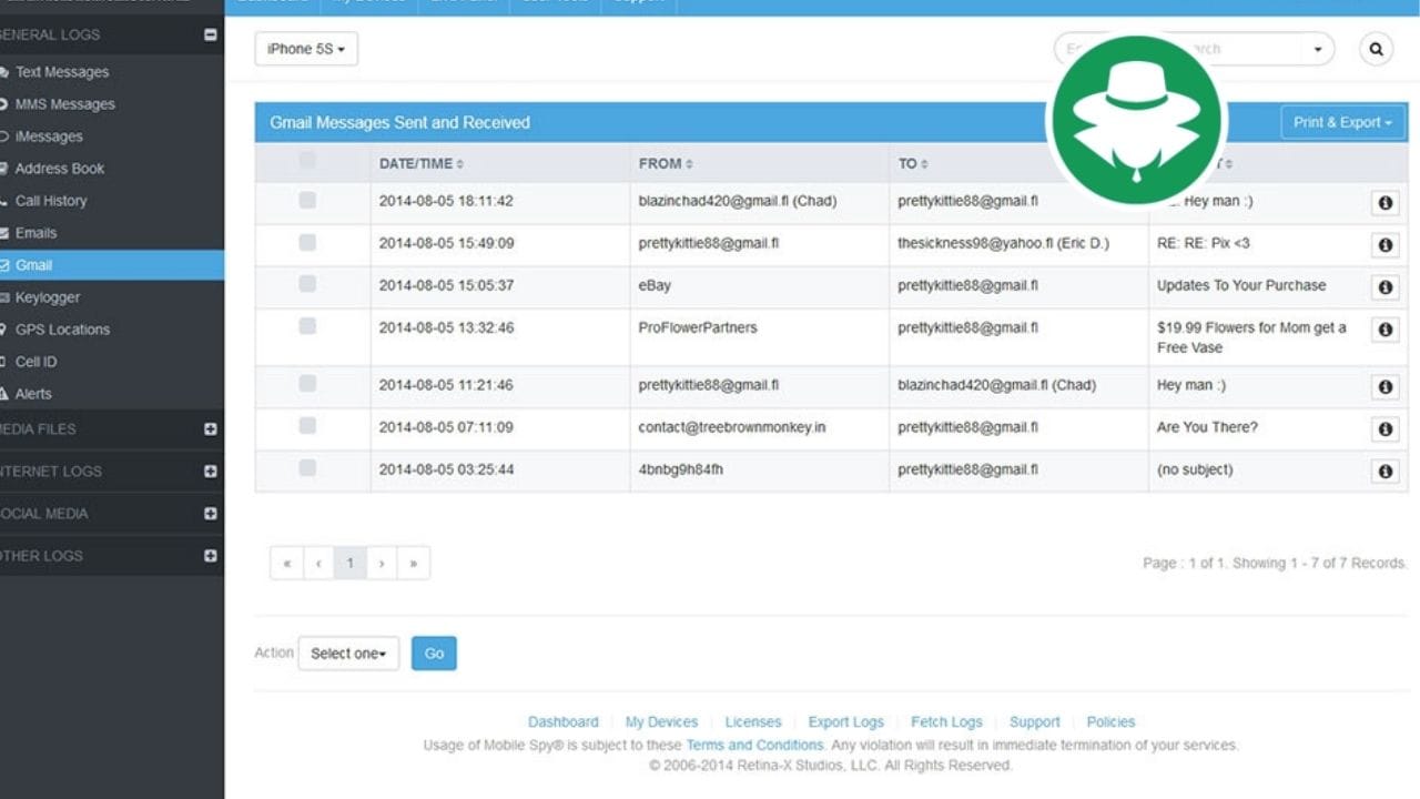 Aplikasi Hack Gmail - Mobile Spy
