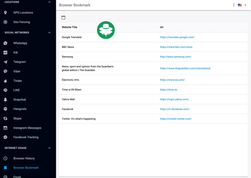 Sadap Bookmark - Aplikasi keylogger iPad