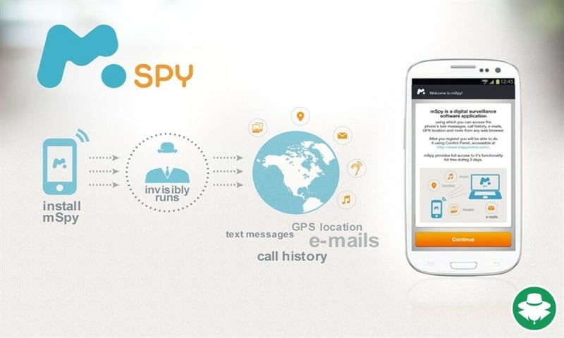 mSpy Aplikasi keylogger iPhone