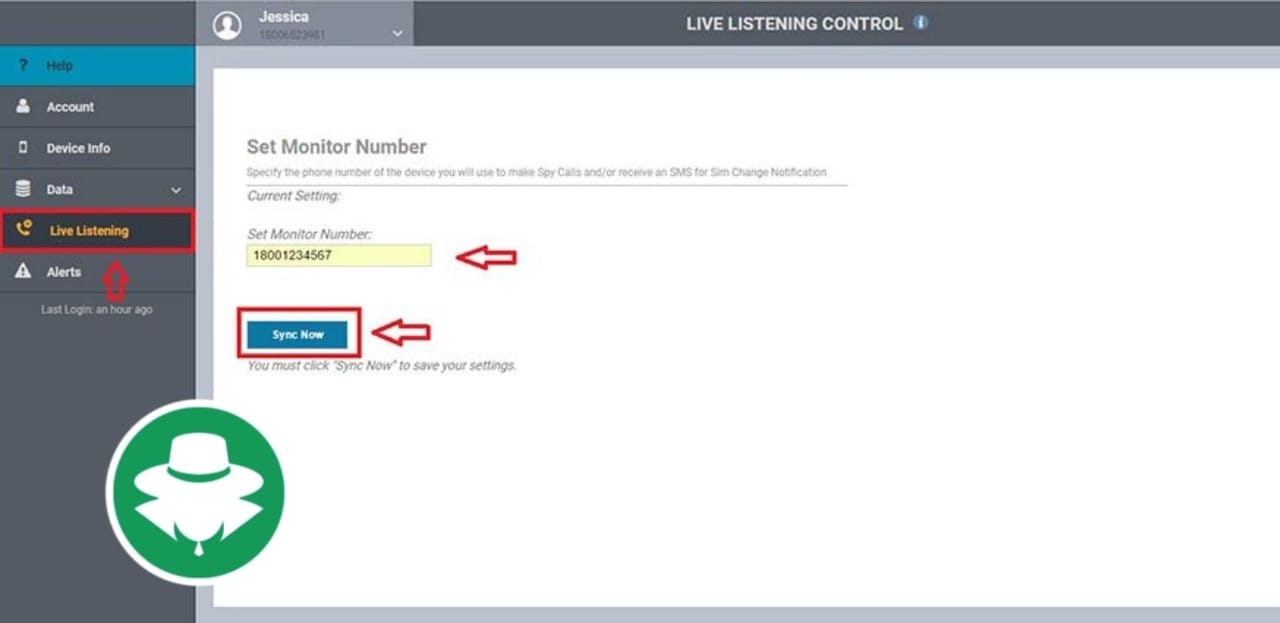 Aplikasi SADAP HP dengan Spyera