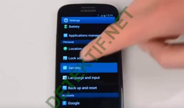 Setting keamanan penyadap MSPY