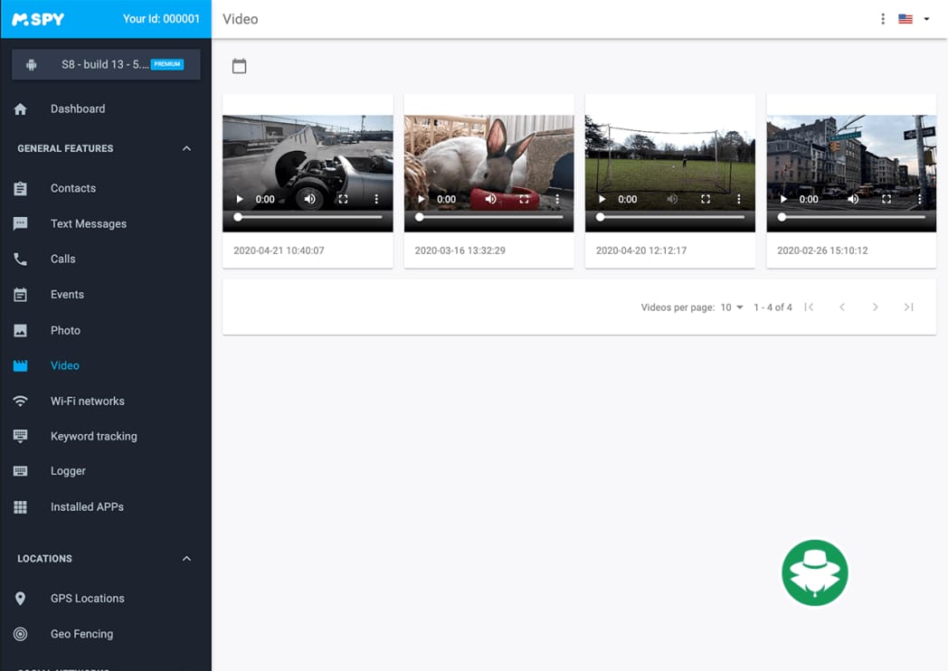 Sadap File Video - Android mSpy