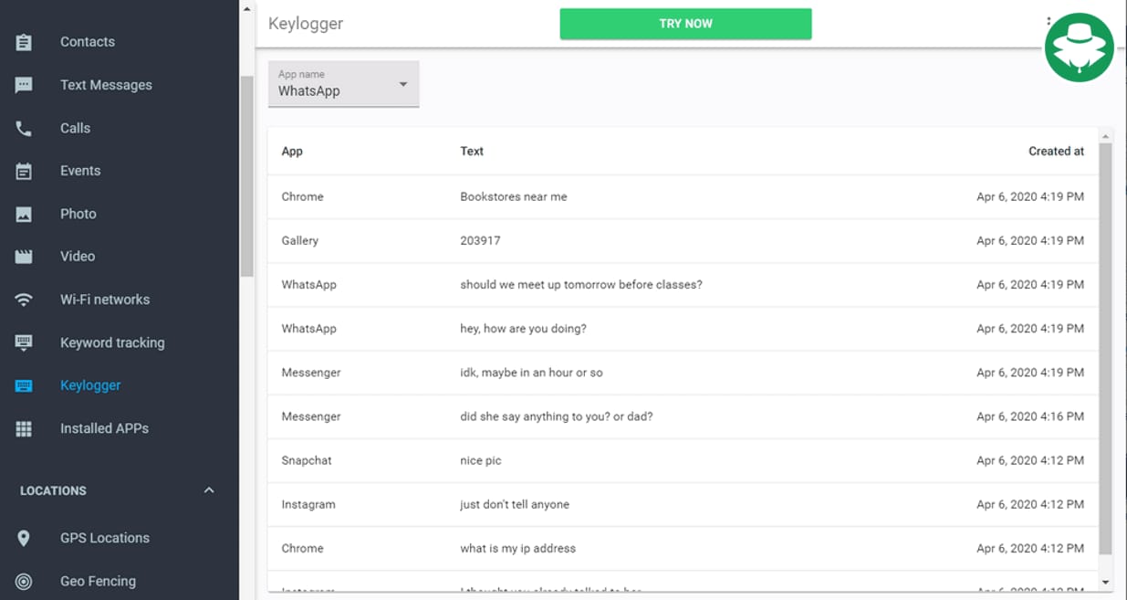 Hack Facebook dengan keylogger - mSpy Tracker
