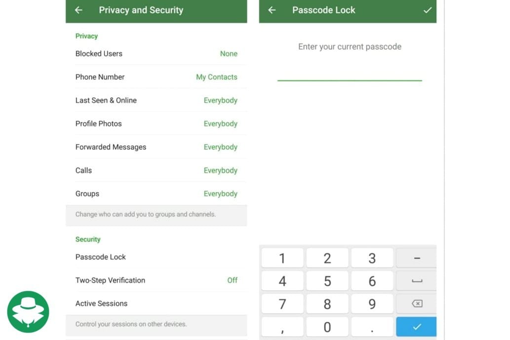 Cara Kunci Pesan rahasia Telegram