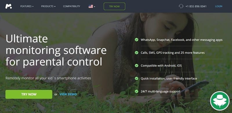 Aplikasi keylogger iPhone menggunakan mSpy