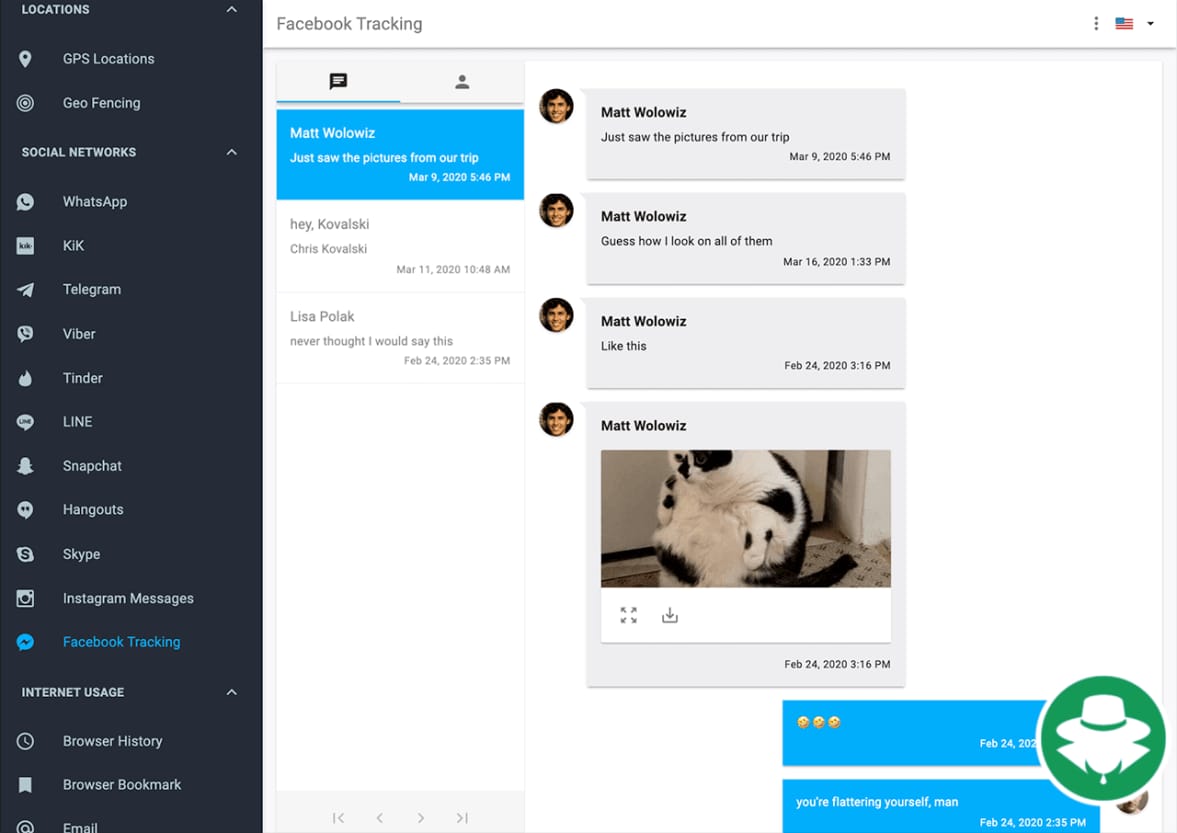 Cara Hack Facebook Messenger dengan apk mSpy