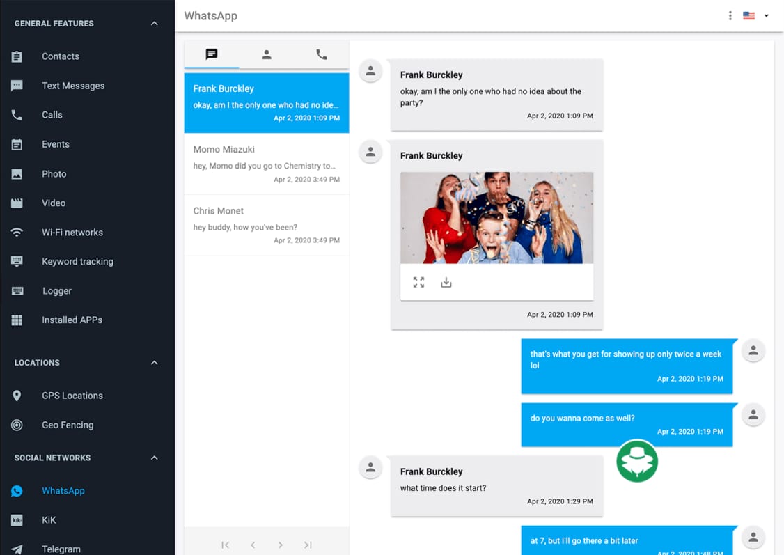 Hack pesan DM WhatsApp