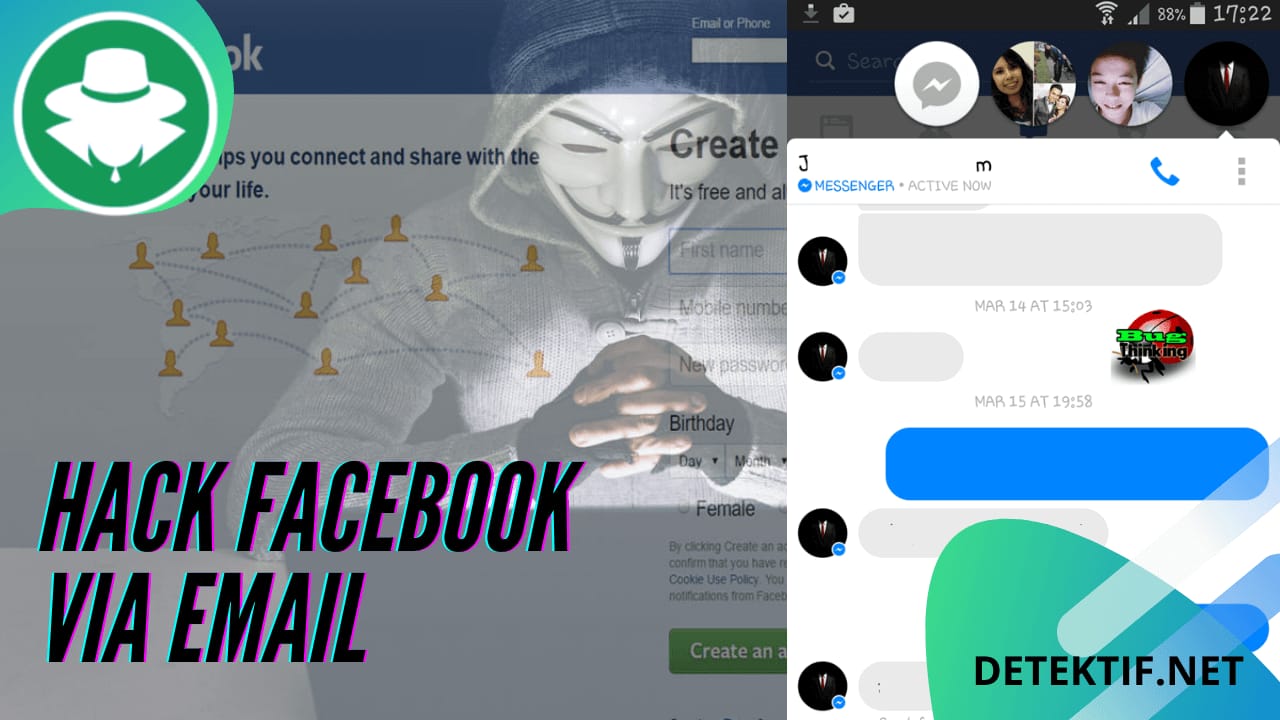 Cara Hack FB sendiri yang lupa kata sandi