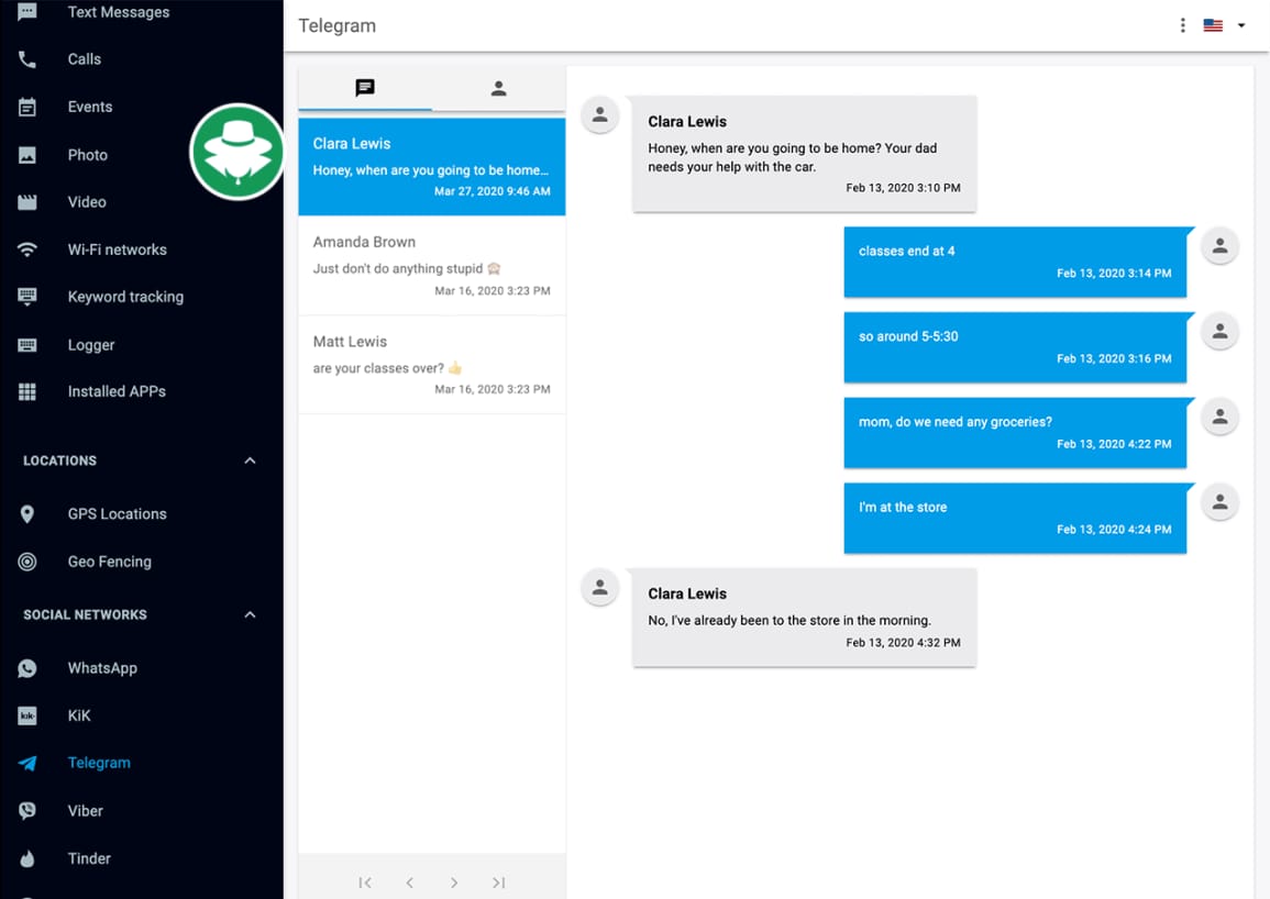 Cara sadap chat telegram - aplikasi mSpy