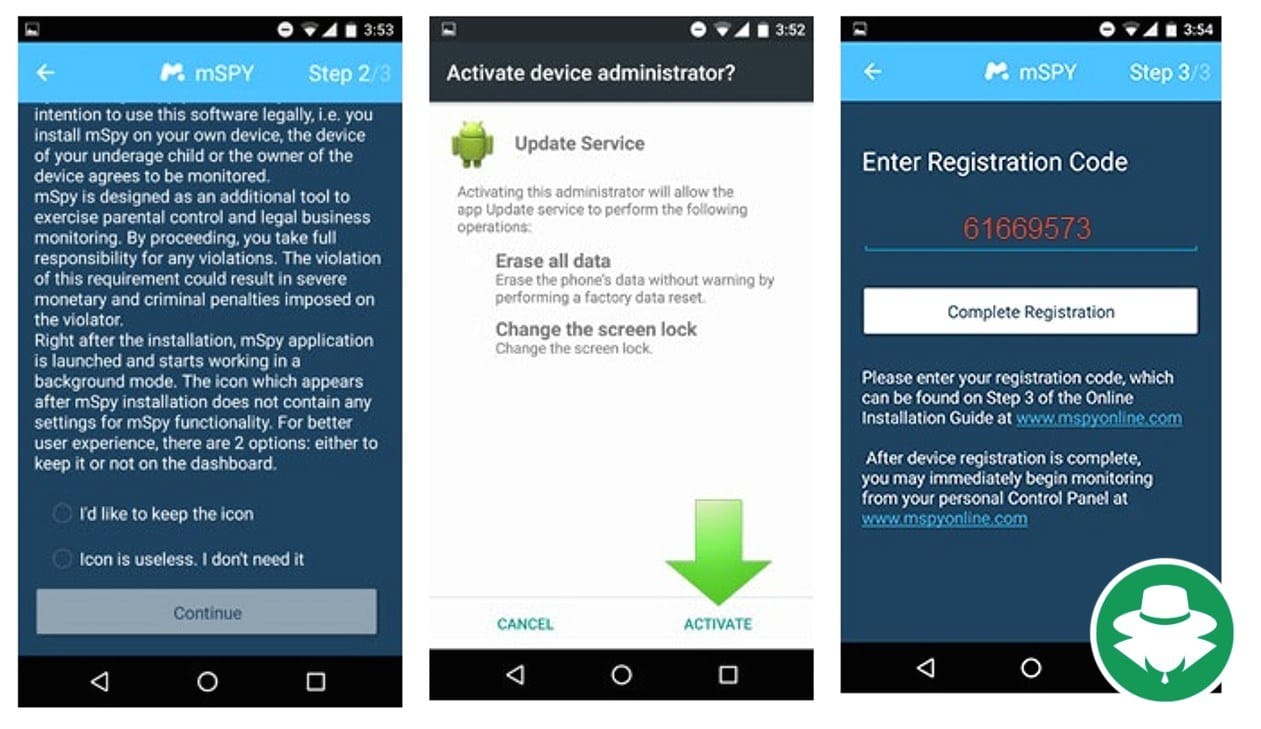 Download dan Instal mSpy