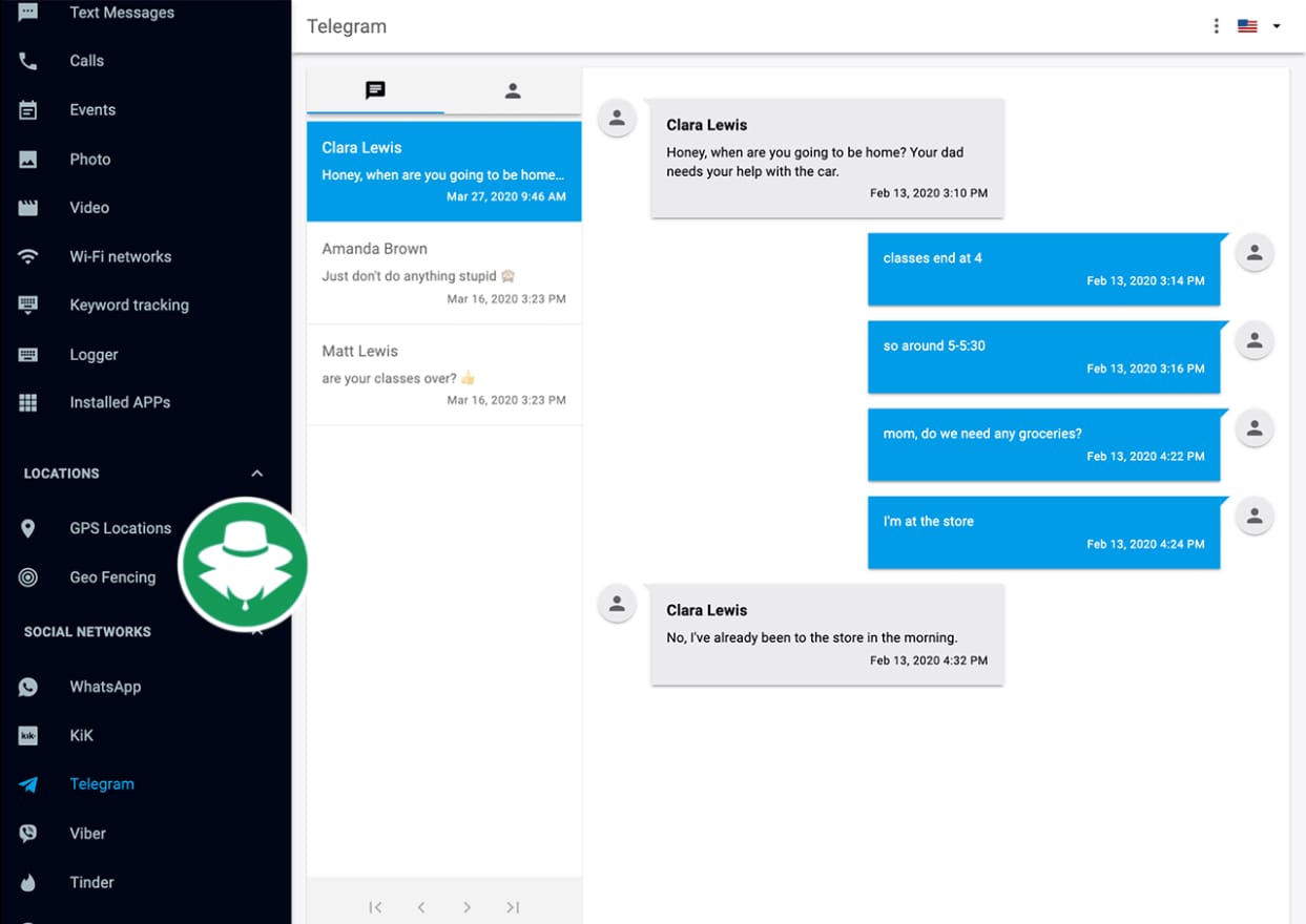 Software penyadap chat telegram mSpy